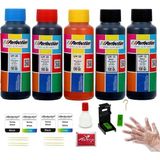 Canon Uyumlu Pixma E414-E474 Yazıcı Aparatlı Kartuş Dolum Seti 5 x 100 gr - Çok Renkli