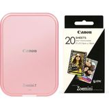 Canon Zoemini 2 Pembe Altın Fotoğraf Yazıcısı + Fotoğraf Kağıdı (20'li) Seti (Canon Eurasia Garantili)