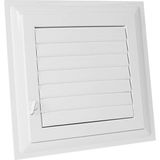 Canowe 30x30 cm Beyaz Plastik Banyo Menfezi