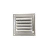Canowe Gri Plastik Menfez 35x35 Cm Banyo / Wc Havalandırma Menfezi Panjur