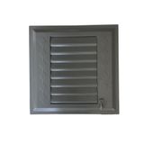Canowe Janti Menfez 45X45 Banyo & Wc Havalandırma Menfezi - Antrasit - Gri