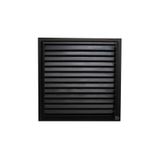 Canowe Siyah Alüminyum 35x45 cm Menfez Banyo Havalandırma Menfezi