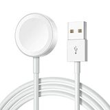 Canpay Apple Watch Serisi 2/3/4/5/6/7/8/9 Serisi için Manyetik Adsorpsiyonlu 1 Metre USB Şarj Kablosu