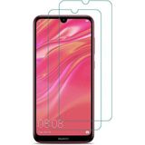 Canpay Huawei Y7 Prime 2019 Uyumlu Ekran Koruyucu Screen Protector Tempered Glass Kristal Netliğinde %100 Hd Görüntü, Yüksek Kalite Kırılmaz Temperli Cam - Şeffaf