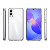 Canpay İnfinix Hot 12 Uyumlu Kılıf Tamamen Şeffaf Anti Şok Airbag Anti Shock Esnek Sert Silikon