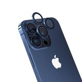 Canpay iPhone 15 Pro Max Uyumlu Parmak İzi bırakmayan ve Parlama Önleyici Kamera Lens Koruyucu Midnight