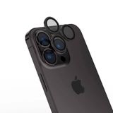 Canpay iPhone 15 Pro Max Uyumlu Parmak İzi bırakmayan ve Parlama Önleyici Kamera Lens Koruyucu Siyah