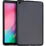 Canpay Samsung Galaxy Tab A 10.1 (2019) T510 Tablet Kılıf Transparent Soft Clear Yumuşak Case - Siyah