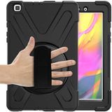 Canpay Samsung Galaxy Tab A 8.0 (2019) T290 Uyumlu Tablet Kılıf Hard Proctive Omuz Askılı Ultra Koruma - Siyah