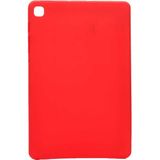 Canpay Samsung Galaxy Tab S6 Lite P610 Uyumlu Kılıf Pürüzsüz Mat Yumuşak Esnek New Style Tablet Case - Kırmızı