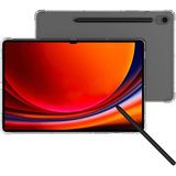 Canpay Samsung Galaxy Tab S9 Fe SM-X510 Uyumlu Kılıf Şeffaf, Anti Şok Airbag Silikon Anti Shock Kenar