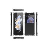 Canpay Samsung Galaxy Z Flip 6 Uyumlu Airbag Köşe Korumalı Antişok Silikon Kılıf, Şeffaf