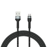 Canpay Telefon ve Tabletler Uyumlu, Uzun 2 Metre Micro USB Kablo 2A Hızlı Şarj, 480Mbps Data Veri Aktarımı