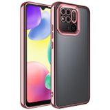 Canpay Xiaomi Redmi 10C Kılıf Case, Logo Serisi, Şeffaf, Kamera Korumalı, Renkli Çizgi Tasarım, Canpay, Rose Gold