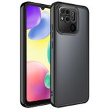 Canpay Xiaomi Redmi 10C Kılıf Case, Logo Serisi, Şeffaf, Kamera Korumalı, Renkli Çizgi Tasarım, Canpay, Siyah