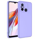 Canpay Xiaomi Redmi 12C Kılıf Özel Lansman Serisi, İçi Kadife, Pürüzsüz Yumuşak nane Mat TPU Silikon, Canpay, Lila