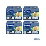 Canped 12 li x 4 Adet Erkek Mesane Pedi M Beden Beyaz Renk Anatomik Yapı ile Konfor