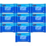 Canped 24 Yaprak Seyahat Boy 10 Lu Set 240 Yaprak Yetişkin Vücut Perine Temizleme Islak Mendil Havlu