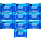 Canped 24 Yaprak Seyahat Boy 10 Lu Set 240 Yaprak Yetişkin Vücut Perine Temizleme Islak Mendil Havlu