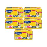 Canped 5 Paket 50 Adet Lohusa Pedi Normal/Orta (M-Medium) Beden Nefes Alabilen Yüzey ile Rahatlık