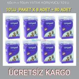 Canped 60x90 80 Adet Yatak Koruyucu Örtü