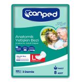 Canped 8 Adet L Anatomik Hasta Bezi
