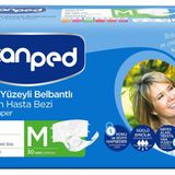 Canped 85x125 cm 120 Adet Orta Belbantlı Hasta Bezi