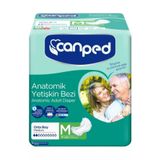 Canped Anatomik Yetişkin Orta Boy M 10 Adet Hasta Bezi
