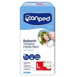 Canped Bel Bantlı Polietilen Large 7 Adet Yetişkin Hasta Bezi