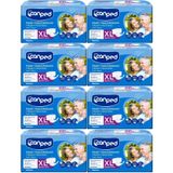 Canped Bel Bantlı Tekstil Yüzey Large-Büyük Boy 8x30 Adet Yetişkin Hasta Bezi