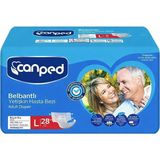 Canped Belbantlı Hasta Bezi Büyük Boy Large 28 Adett