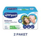 Canped Belbantlı Polietilen M 30x2 Adet Yetişkin Hasta Bezi