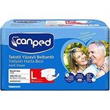 Canped Belbantlı Tekstil Hasta Bezi Large 30 Lu Yetişkinler için Konforlu Kullanım