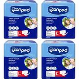 Canped Belbantlı Tekstil Yüzeyli Büyük Boy Gece 4×14'lü Yetişkin Hasta Alt Bezi