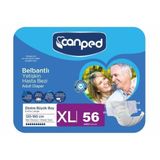 Canped Belbantlı Tekstil Yüzeyli Ekstra Büyük Boy XL 56 Adet Hasta Bezi