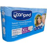 Canped Belbantlı Tekstil Yüzeyli Hasta Bezi Ekstra Büyük Xl 30 - Beyaz