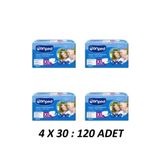 Canped Belbantlı Xlarge Hasta Bezi Ekstra Büyük Bantlı Avantaj Paket 30 'lux 4 Paket Toplam 120 Adet