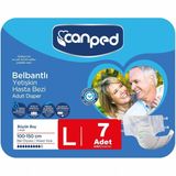 Canped Belbantlı Yetişkin Hasta Bezi Büyük Large 7 Adet