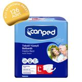 Canped Belbantlı Yetişkin Hasta Bezi (Gece/Night) 126 Adet