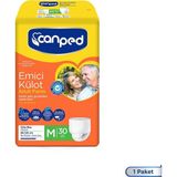 Canped Emici Külot 30'lu Hasta Bezi Orta Beden (M) Rahat Kullanım ve Yüksek Emicilik