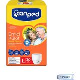 Canped Emici Külot 30'lu Large Beden 10 Damla Emicilik Özelliğiyle Konforlu Kullanım