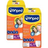 Canped Emici Külot Bez 60'lı XL Beden, Nefes Alabilir Yumuşak Yapı ile Güvenli Kullanım