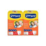 Canped Emici Külot Hasta Bezi, Büyük Boy, L Beden, 60 Adet (2 Paket)