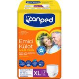 Canped Emici Külot Hasta Bezi XL Beden 7 Adet Pratik Kullanım ve Nefes Alabilir Özellik