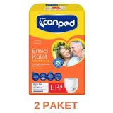Canped Emici Külot L 2x24 Adet Yetişkin Hasta Bezi