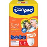 Canped Emici Külot L Beden 24 Adet Islaklığı Hapseden Özellik ile Güvende Hissettirir