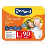 Canped Emici Külot L Beden 90 Adet, 100-150 cm Bel Ölçüsü