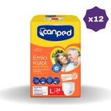 Canped Emici Külot L Boy 24 Lü - (12 Adet)