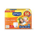 Canped Emici Külot Pants Hasta Yetişkin Bezi L 56'lı
