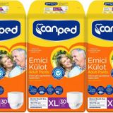 Canped Extra Large 3x30 Paket Emici Külot Hasta Bezi